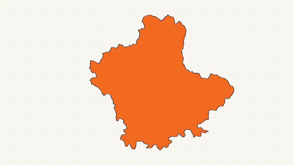 Contorno municipal de Betim, MG, área atendida pela Alugue Caçambas; base cartográfica do IBGE